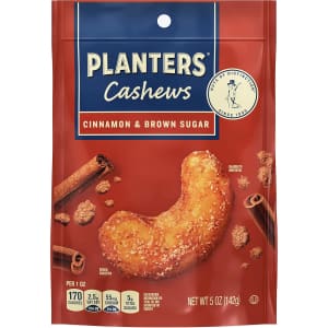 Planters Cinnamon and Brown Sugar Cashews: $2.80 w/ Sub & Save