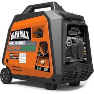 Genmax 3,500W Portable Inverter Dual Fuel Generator: $639.99