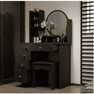 5-Drawer Makeup Vanity Set: $115 5-Drawer Makeup Vanity Set: $115