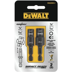 DeWalt 2-Piece Double Ended Nut Driver Set: $7