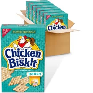 Chicken in a Biskit Ranch Baked Snack Crackers 7.5-oz. Box 6-Pack: $12 via Sub & Save