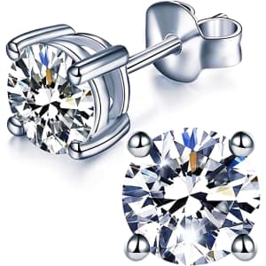 Moissanite Stud Earrings: From $18 w/ Prime
