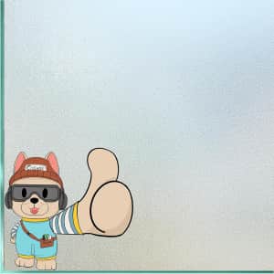 Coavas 17.5" x 78.7" Window Privacy Film: $5.62