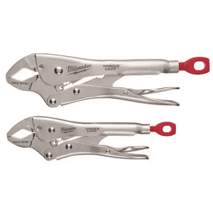 Milwaukee 7" and 10" Curve Torque Lock Locking Pliers Set: $24.97