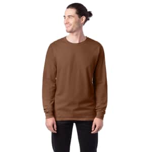 Hanes Men's Essentials Long Sleeve Crew Tee: $3.87 Hanes Men's Essentials Long Sleeve Crew Tee: $3.87