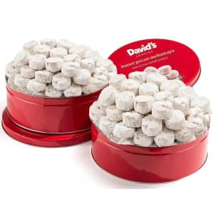 David's Cookies Butter Pecan Meltaways 32-oz. Tin 2-Pack: $25 via Sub. & Save David's Cookies Butter Pecan Meltaways 32-oz. Tin 2-Pack: $25 via Sub. & Save