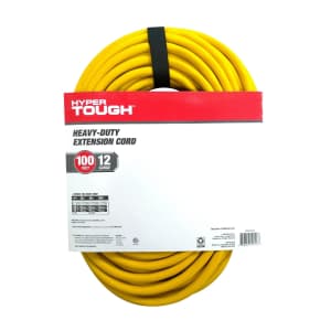 Hyper Tough 100-Foot Indoor/Outdoor Heavy Duty Extension Cord: $78