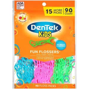 DenTek Kids Fun Flossers 90-Count Pack: $1.75 via Sub & Save