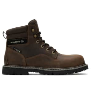 Wolverine Men's Revival 6" Composite-Toe Leather Work Boots: $51