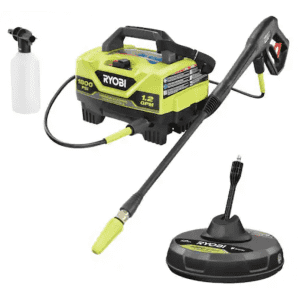 Ryobi 1800-PSI Cold Water Electric Pressure Washer w/ Surface Cleaner: $99
