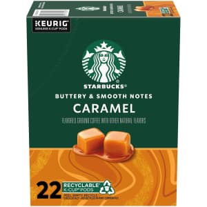 Starbucks Caramel K-Cup 22-Pack: $7.57