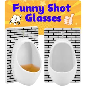 Urinal Shot Glasses Set: $2.39 Urinal Shot Glasses Set: $2.39