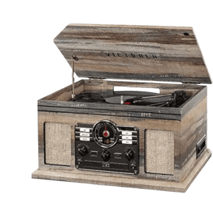 Victrola The Quincy 6-in-1 Bluetooth Record Player & Multimedia Center: $60 Victrola The Quincy 6-in-1 Bluetooth Record Player & Multimedia Center: $60