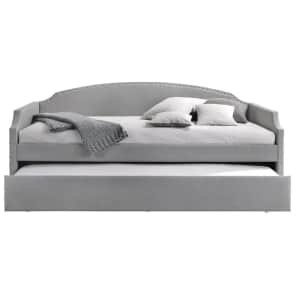 Kelly Clarkson Home Jordane Upholstered Daybed with Trundle: $297 Kelly Clarkson Home Jordane Upholstered Daybed with Trundle: $297