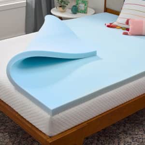 Linenspa 2" Gel Infused Memory Foam Queen Mattress Topper: $51 w/ Prime