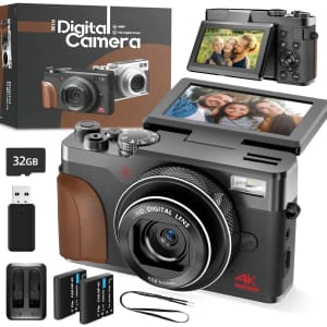 56MP 4K Digital Camera: $76