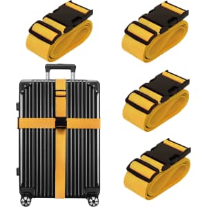 Luggage Straps for Suitcases 4-Pack: $6 w/ Prime Luggage Straps for Suitcases 4-Pack: $6 w/ Prime