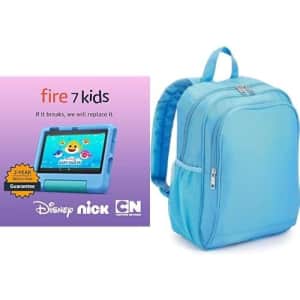 Amazon Kids' Fire 7 16GB 7" Tablet and Backpack Bundle: $45