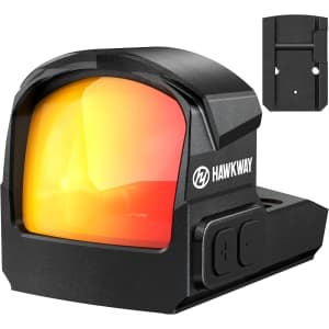 Hawkway 2 MOA Red Dot Sight for Pistol: $59.99
