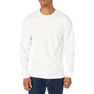 Hanes Men's Beefy Long Sleeve Shirt 2-Pack: $9.90