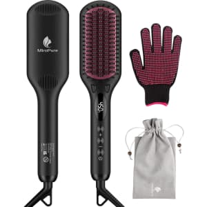 MiroPure 2-in-1 Ionic Straightening Brush: $14.80