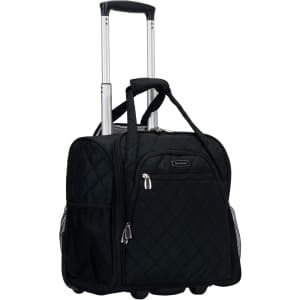 Rockland Melrose 15" Upright Wheeled Underseater Carry-On: $35