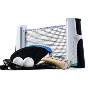 Franklin Sports Table Tennis to Go Portable Ping Pong Set: $16