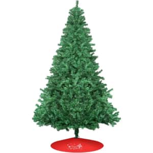 7-Foot Artificial Spruce Christmas Tree: $23.75
