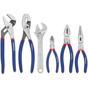 WorkPro 6-Piece Large Pliers & Wrench Set: $20