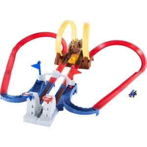 Hot Wheels Mario Kart Bowser's Castle Trackset: $24.99