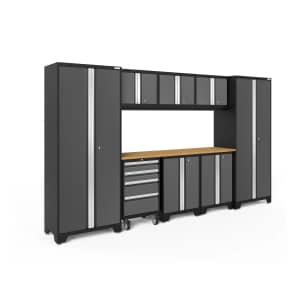 NewAge 132" 8-Cabinet Steel Garage Storage System: $1,800