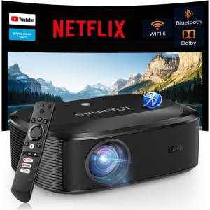 WiFi & Bluetooth Projector w/ 1,000 ANSI Lumens: $159.99
