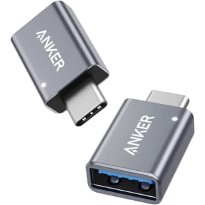 Anker USB-C Adapter 2-Pack: $10