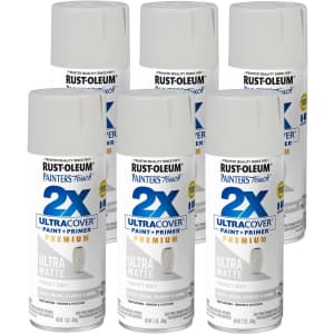 Rust-Oleum Painter's Touch 2X Ultra Cover 12-oz. Can 6-Pack: $27