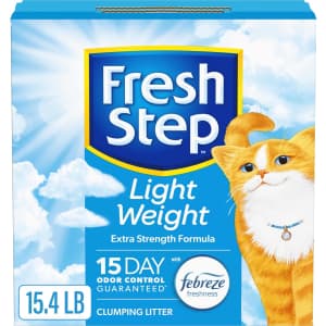 Fresh Step Light Weight Clumping Litter 15.4-lb. Box: $8.90 via Sub & Save