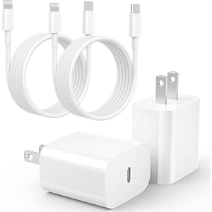 Ximytec 6ft Cable 20W Fast Charger 2 Pack: $3.99