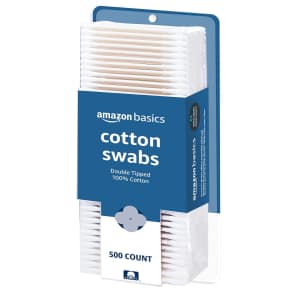 Amazon Basics Cotton Swabs 500-Pack: $1.78 via Sub. & Save Amazon Basics Cotton Swabs 500-Pack: $1.78 via Sub. & Save