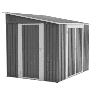 6x8-Foot Metal Outdoor Storage Shed: $226