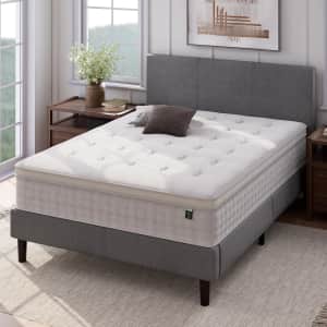 Zinus 12" Euro Top Pocket Spring Hybrid Queen Mattress: $185.27