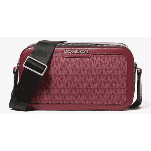 Michael Kors Men's Cooper Signature Logo Crossbody Bag: $65