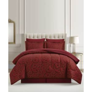 Macy's Scroll Metallic 6- or 8-Piece Comforter Sets: $29.93