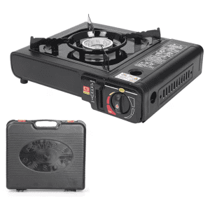 2,900W Portable Single-Burner Butane Gas Camping Stove: $17