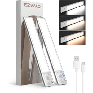 Wireless LED Motion Sensor Light 2-Pack: $9.90
