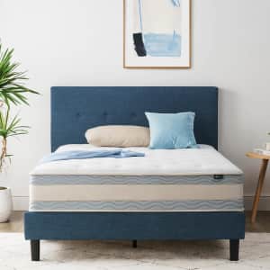 Zinus 10" Queen Comfort Support Hybrid Mattress: $148