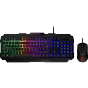 MSI Forge GK100 Gaming RGB Keyboard and Mouse Set: $25 MSI Forge GK100 Gaming RGB Keyboard and Mouse Set: $25