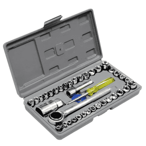 Performance Tool SAE/Metric 40-Piece Socket Set: $3.82