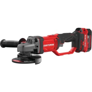 Craftsman V20 Cordless Angle Grinder Tool with Battery and Charger: $104.72 Craftsman V20 Cordless Angle Grinder Tool with Battery and Charger: $104.72