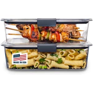 Rubbermaid 9.6-Cup Brilliance Food Storage Container 2-Pack: $21 Rubbermaid 9.6-Cup Brilliance Food Storage Container 2-Pack: $21