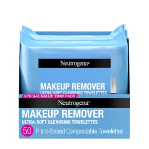 Neutrogena Makeup Remover Wipe Twin Pack (50 Count Total): $8 Neutrogena Makeup Remover Wipe Twin Pack (50 Count Total): $8