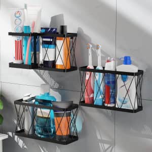 Yigii 3-Pack Adhesive Toothbrush Holder Set: $9.99